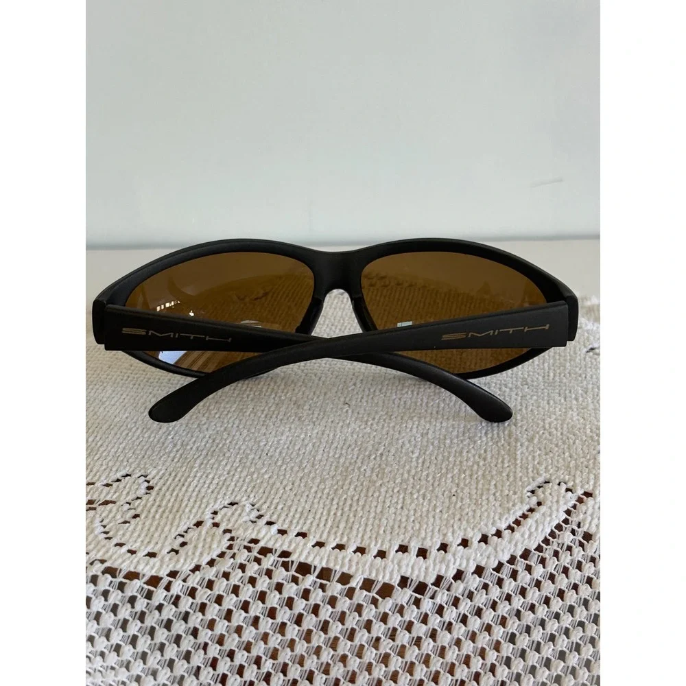 Vintage Smith Sliver Sunglasses Coal Matte Black Brown Glass Lens.Italy. Sport